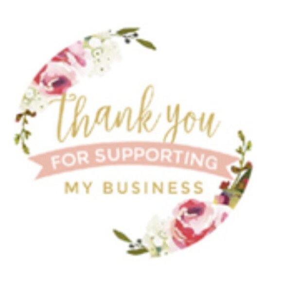 500 PCS Thank You For Supporting  My Small Business 1" Stickers Waterproof Choos - Picture 9 of 9